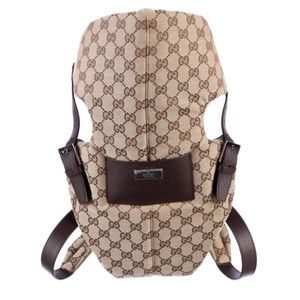 NWOT GUCCI GG Canvas Baby Carrier
